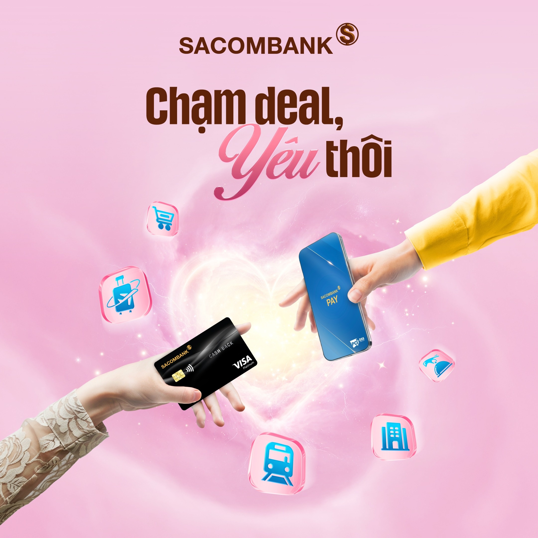 Thêm ngọt ngào cho Valentine với chuỗi ưu đãi cực tâm lý từ SACOMBANK